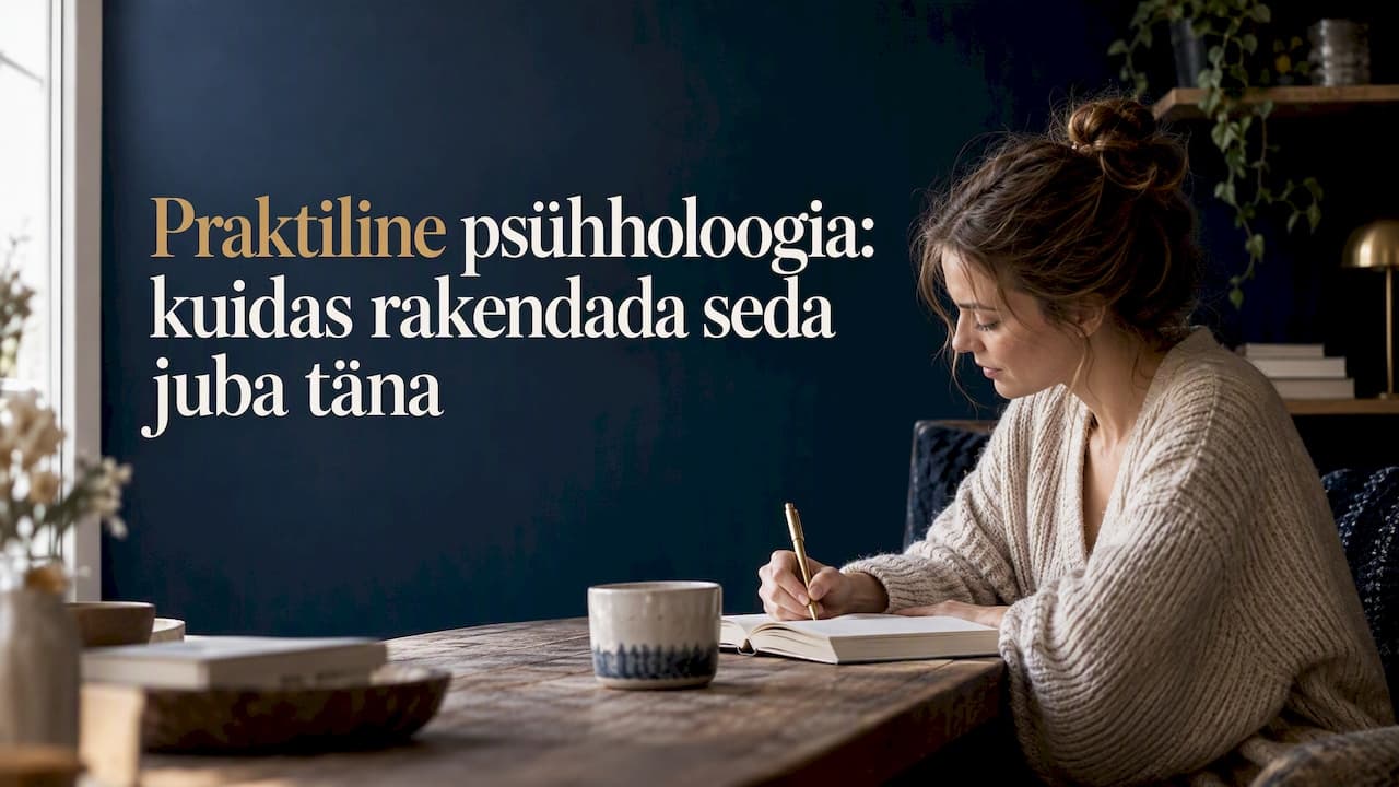 Praktiline psühholoogia: kuidas rakendada seda juba täna